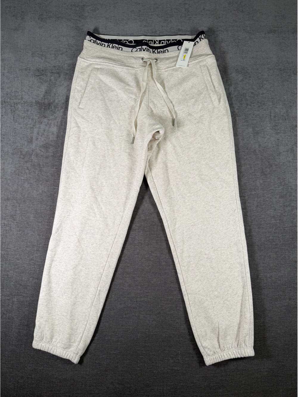 Calvin Klein Performance Men's Light Gray Jogger Sweatpants Size M